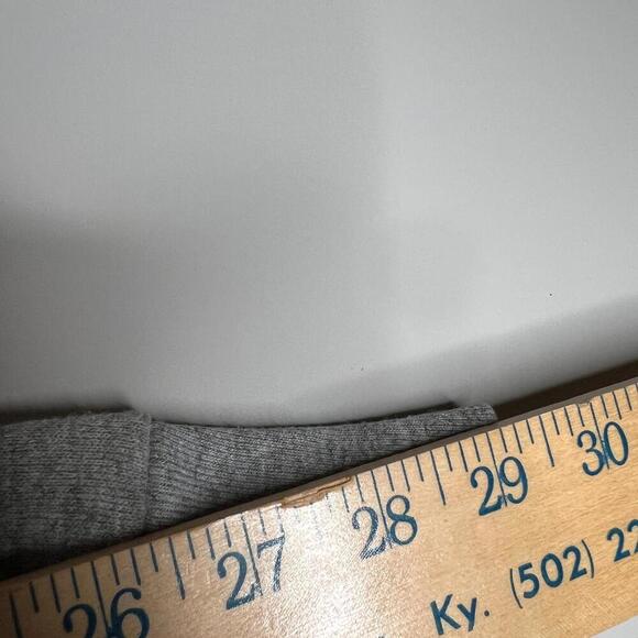 Vintage 90s Guess Georges Marciano Sweatshirt USA Made Gray Triangle Logo Size L - Picture 3 of 12